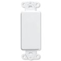 Leviton Leviton LV80414x-LV80414W Blank Wallplate; 1 Gang; White LV80414x : LV80414W